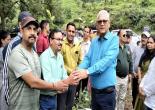 Plantation by the Hon'ble Executive Chairman, UKSLSA at Pithoragarh on Dated 13-08-2023