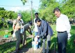 Plantation by by Hon'ble Mr. Justice Manoj Kumar Tiwari, Senior Judge, Hon'ble High Court of Uttarakhand and Executive Chairman of Uttarakhand SLSA, Nainital